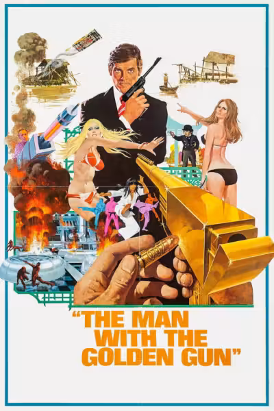 โปสเตอร์ เจมส์ บอนด์ 007 ภาค 9: เพชฌฆาตปืนทอง The Man with the Golden Gun (1974)