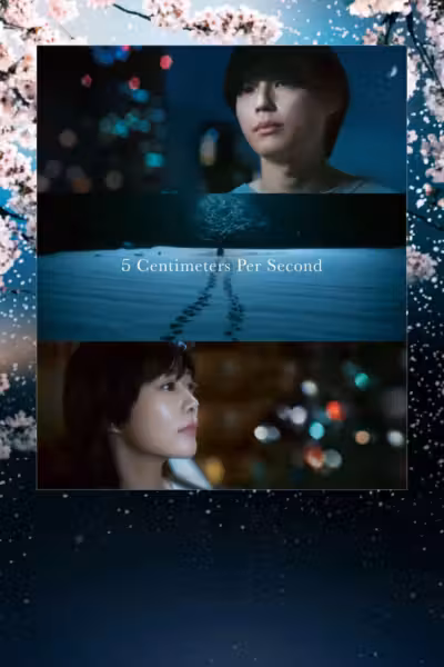 โปสเตอร์ ยามซากุระร่วงโรย 5 Centimeters per Second (2025)
