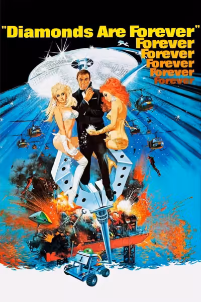 โปสเตอร์ เจมส์ บอนด์ 007 ภาค 7: เพชรพยัคฆราช Diamonds Are Forever (1971)