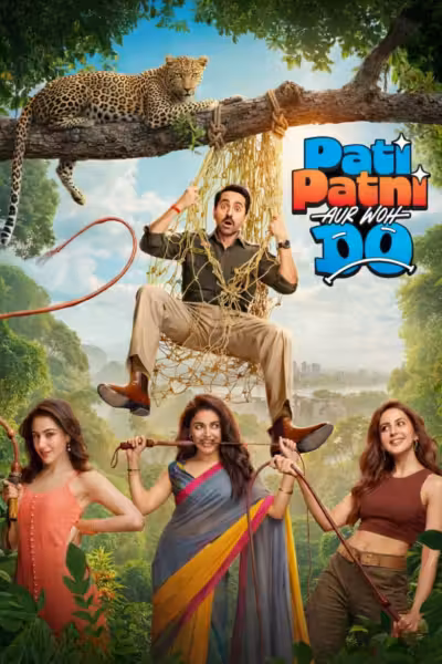 โปสเตอร์ สามี ภรรยา และยัยสองสาวตัวป่วน Pati Patni Aur Woh Do (2026)