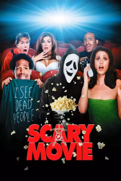 โปสเตอร์ ยำหนังจี้​ หวีดดีไหมหว่า? Scary Movie (2000)