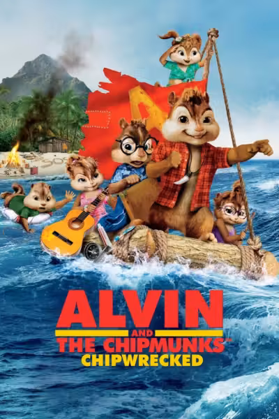 โปสเตอร์ แอลวินกับสหายชิพมังค์จอมซน 3 Alvin and the Chipmunks: Chipwrecked (2011)