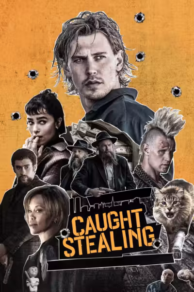 โปสเตอร์ คนเดือดขวางทางโจร Caught Stealing (2025)