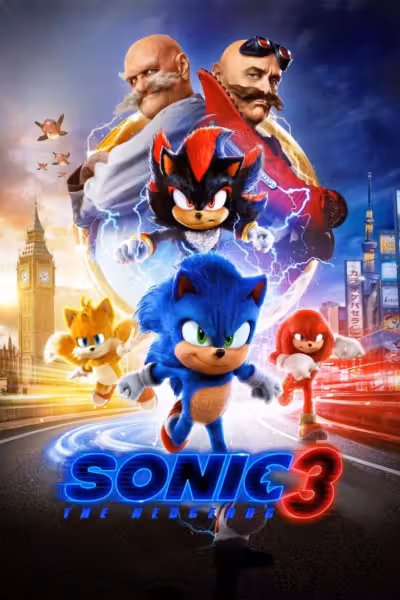โปสเตอร์ โซนิค เดอะ เฮดจ์ฮ็อก 3 Sonic the Hedgehog 3 (2024)