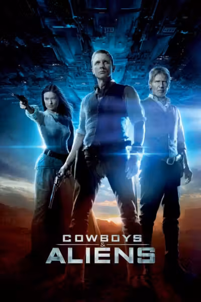 โปสเตอร์ สงครามพันธุ์เดือด คาวบอยปะทะเอเลี่ยน Cowboys & Aliens (2011)