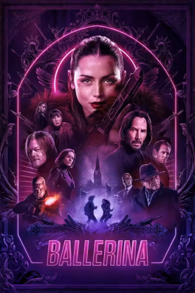 โปสเตอร์ จักรวาลของ จอห์น วิค บัลเลรินา แค้นกว่านรก Ballerina (2025)