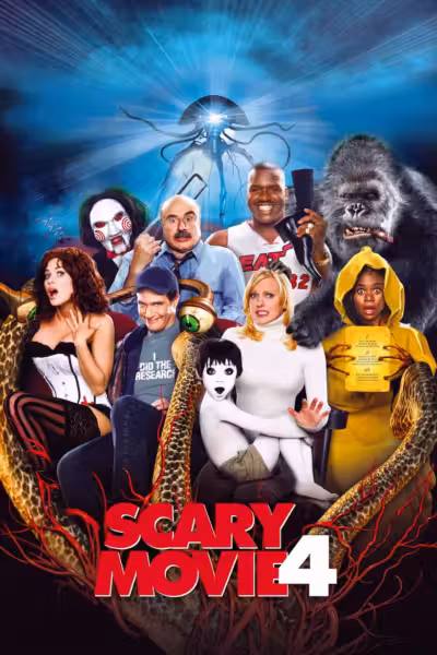 โปสเตอร์ ยำหนังจี้ หวีดล้างโลก Scary Movie 4 (2006)